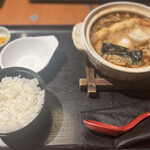 和食さと - 全部のせ 味噌煮込みうどん 定食