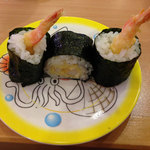 河童壽司 秋田御所野店 - 海老天巻。