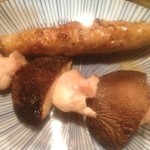 焼鳥 若竹 - つくねと椎茸