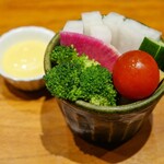 串 壱丘 - スティックサラダ 自家製マヨネーズ