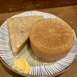 ビール長屋 貫太郎 - おでん　大根・こんにゃく