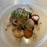 ハシモト - 前菜　お野菜と魚介のマリネ
