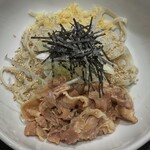 SOBABURI - 黒紅そば　豚そば　（冷）太麺