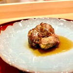礒田 - 山椒が香る焼きスッポン！　かぶりつき、旨い！