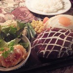 ハンバーグ専門　大賀 - 2014/01　エビマヨになってた