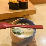 千寿司 - 茶碗蒸し