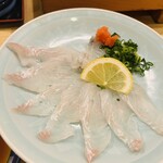 千寿司 - 平目薄造り