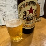 ふれあい酒場 ほていちゃん ‏ - 赤星大瓶