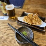 鴨や天童 - 桜エビ天（800円）