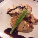 日本酒宿七色 - あん肝炭焼きわさびだれ