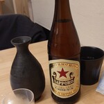 うなぎの次郎 - 中瓶ビール550円