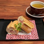 CAFE SWEET - 桜バター緑茶セット