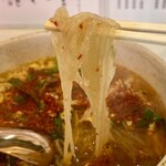 辛麺屋 いなろ - 辛麺3辛こんにゃく麺ニンニク抜き、ご飯