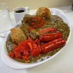 ライスカレー まんてん - シュウマイ・ウインナーカレー