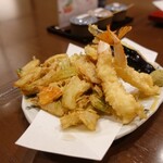 Tempura Hisago - 天バラご飯のAひさごランチ　一部