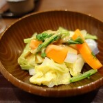 天ぷら ひさご - サラダ