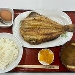 ヒモノ食堂 - ホッケ＋定食
