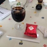 Kissatomi - ランチにセットのアイスコーヒーとお菓子(2014/01/10)
