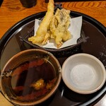 すし土風炉 - トッピング天ぷら