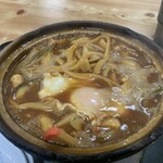 岩正 - 味噌煮込みうどん親子　¥850(税込)