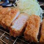 Tonkatsu Bammikiten - 黒豚ロースカツ定食♪