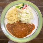 エポック - 料理写真:・ハンバーグ (ミートソース) 1,250円/税込
※ライス、スープ付