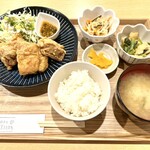 かふぇZikka - よだれ鶏風唐揚げランチ