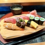 しほう田 - にぎり鮨ランチ … ¥1,300円（税込）