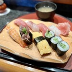 しほう田 - にぎり鮨ランチ … ¥1,300円（税込）