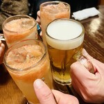 大衆酒場NONDAKUREジョージ - ぱんかーい☆ ビールバック1名