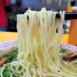 大阪高井田式中華そば 麺屋 7.5Ｈｚ - 特製塩そば(並)　しなちく大盛り　麺リフト