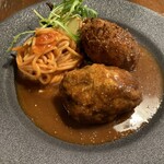 洋食コノヨシ - 海老クリームコロッケとハンバーグ