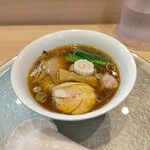 中華そば 深緑 - 黒出汁　豚１枚（肩ロース）　1250円