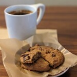 Yamanoueno COFFEE shop - チョコチャンククッキー、本日のコーヒー
