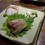 もり山 - すでに味を染みこませてある刺身
