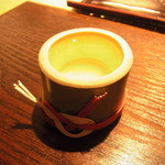 もり山 - 正月明けなので、明治神宮のお神酒を初めにくださいました