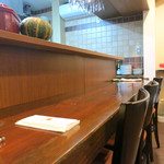 パニエ ド レギューム - カウンター席