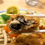 洋食屋 双平 - カキフライ　断面