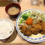 洋食屋 双平 - カキフライ定食