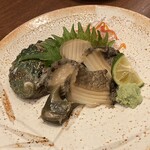 魚保 - さっぱりおいしい「鮑の煮付け」