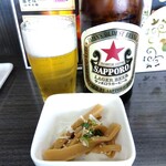 中華麺房 東龍 - サービスでおつまみメンマが小鉢で登場❗