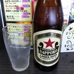 中華麺房 東龍 - 先着はサッポロラガービール中瓶＆グラス✨どちらも冷え❄冷え❄