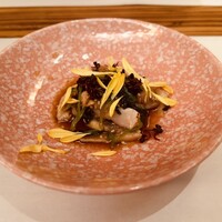 料理屋 錦三山車楼 - 鶏胸肉たたき山葵和え