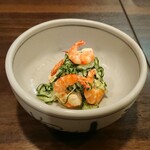 百年亭 - えびときゅうりのマヨネーズあえ