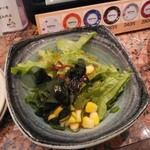 海鮮アトム - 寿司そばランチのサラダ