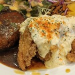 食堂 Eruma - ポークハンバーグと人気のチキン南蛮　タルタル兄弟もびっくり…