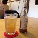 アラスカンカフェ - ジャスミンティーのジンジャーエール