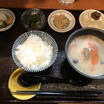 ごはん屋 はやし - 粕汁定食(790円・込)