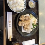 おんせんの森 - 鶏唐揚げ定食980円