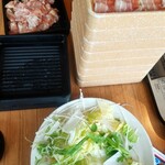 しゃぶ葉 - 豚バラ２３皿、鶏肉６皿食べました！